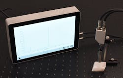 FIGURE 3. The praseodymium laser has also enabled a commercially available portable deep-UV Raman spectroscopic system. FIGURE 3. The praseodymium laser has also enabled a commercially available portable deep-UV Raman spectroscopic system.