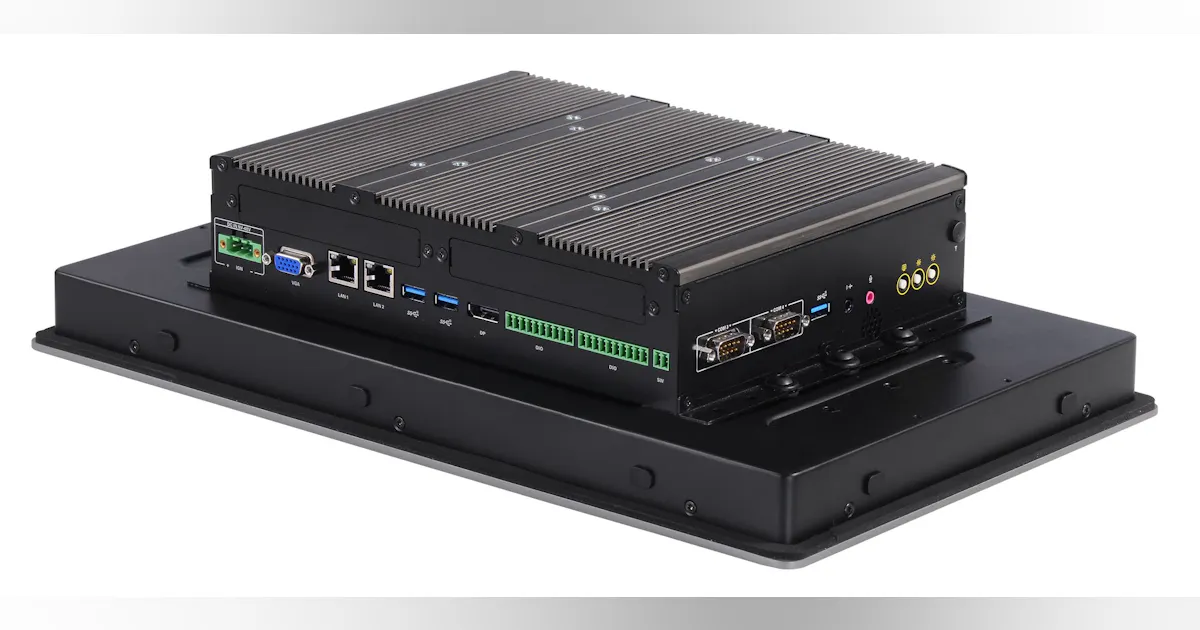 Sunlight-readable industrial panel PCs feature an embedded computer ...