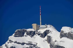 The laser will be placed on the Säntis, a Swiss mountain in the Northern Alps. The laser will be placed on the Säntis, a Swiss mountain in the Northern Alps.