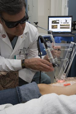 LAMMP Medical Director Dr. Stuart Nelson is developing new light-based methods to treat skin disease. LAMMP Medical Director Dr. Stuart Nelson is developing new light-based methods to treat skin disease.