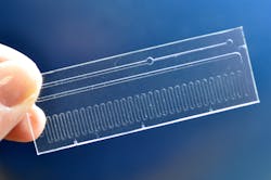 The CFTCC creates prototypes of less-complex microfluidic chips onsite and makes them available to start-up companies.