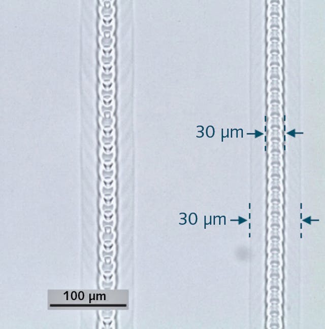 FIGURE 2. Schematic representation of through-transmission laser microwelding of two glass plates.