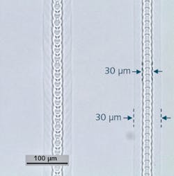 FIGURE 2. Schematic representation of through-transmission laser microwelding of two glass plates. FIGURE 2. Schematic representation of through-transmission laser microwelding of two glass plates.