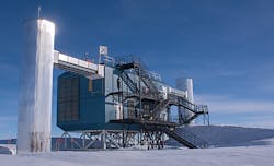 The IceCube Neutrino Observatory at NSF's Amundsen-Scott South Pole Station. The IceCube Neutrino Observatory at NSF's Amundsen-Scott South Pole Station.