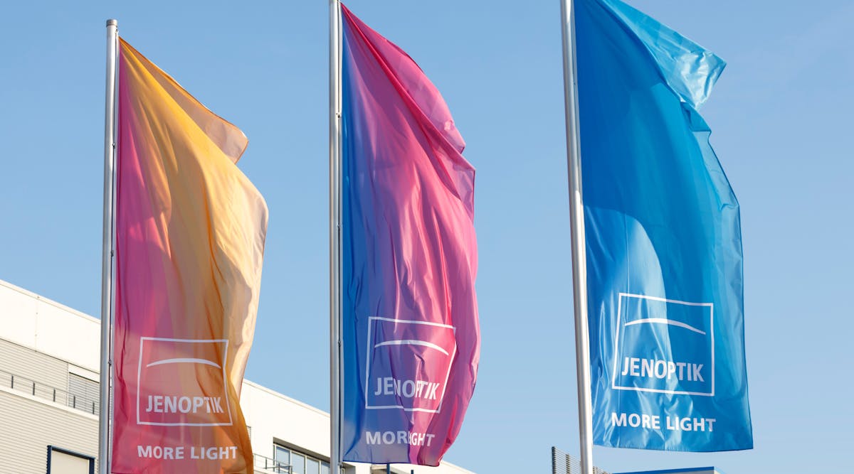 Jenoptik Location Jena With Flags