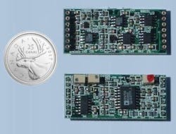 Modulator Bias Controllers showing the chip. Modulator Bias Controllers showing the chip.