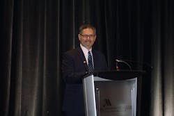 FIGURE 7. Chuck Mattera, President & CEO of II-VI Incorporated, fields questions about the company and his vision for the future. FIGURE 7. Chuck Mattera, President & CEO of II-VI Incorporated, fields questions about the company and his vision for the future.