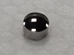 FIGURE 4. Hardened stainless steel tip with optical finish. FIGURE 4. Hardened stainless steel tip with optical finish.