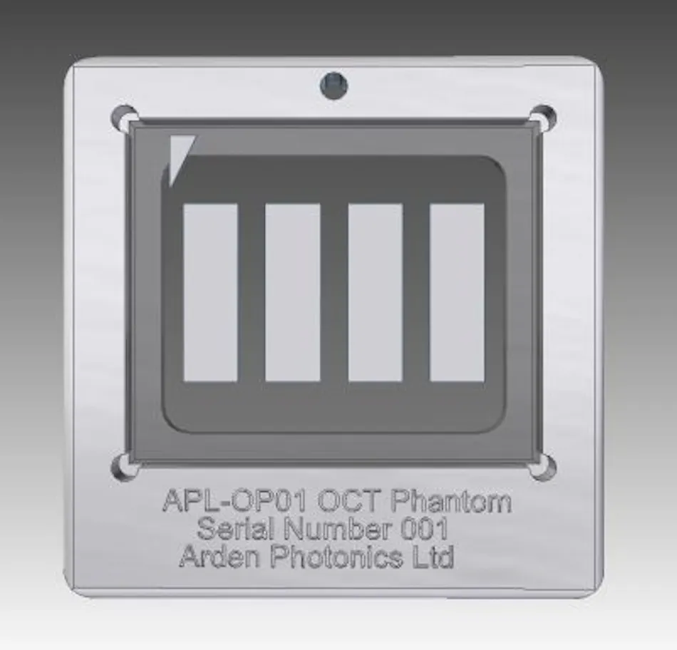 OCT phantom by Arden Photonics | Laser Focus World