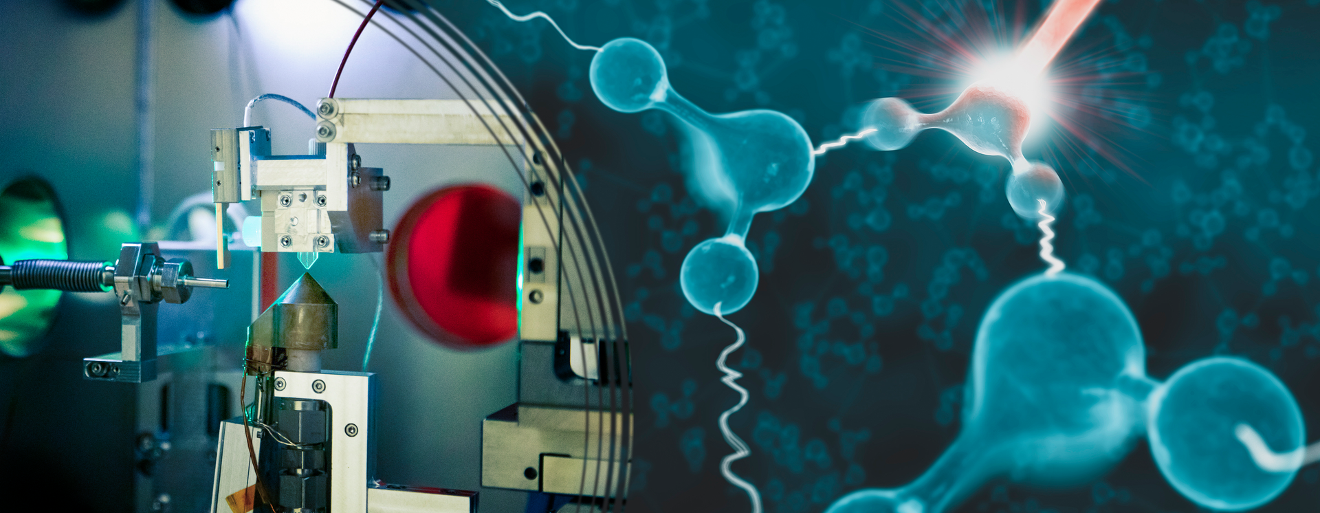 Researchers have made direct observation of atomic motion in liquid water molecules that have been excited with laser light. Their results reveal effects that could underpin the microscopic origin of water&rsquo;s strange properties.