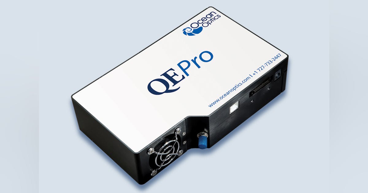 Spectrometer from Ocean Optics suited for monitoring emission