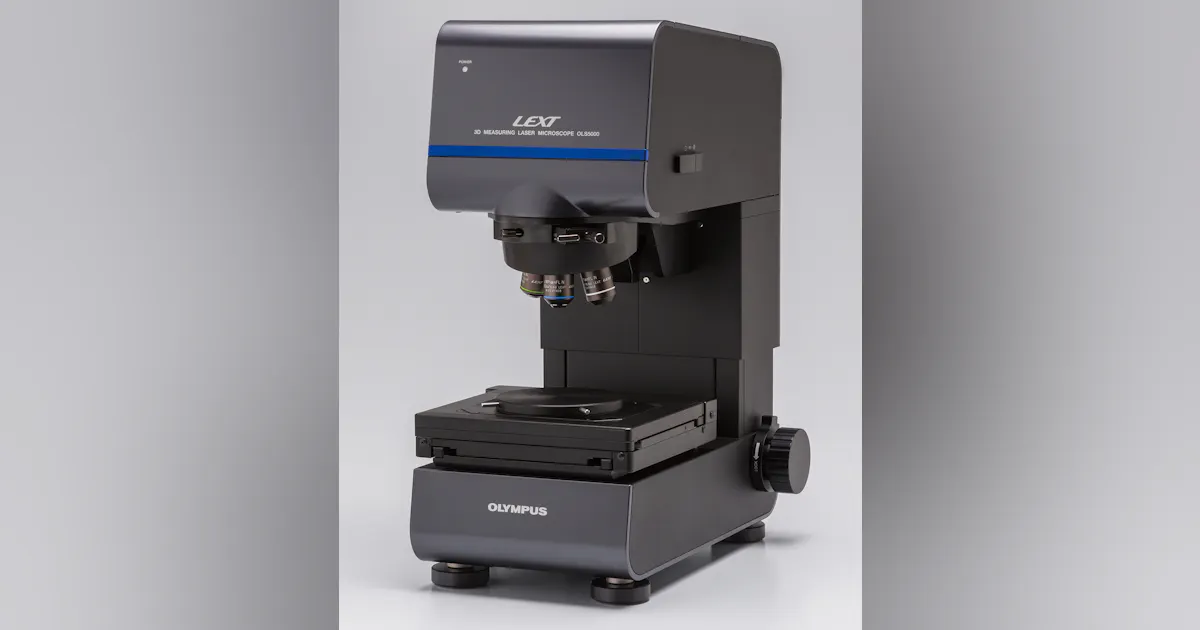 Confocal microscope from Olympus measures samples up to 210 mm in ...