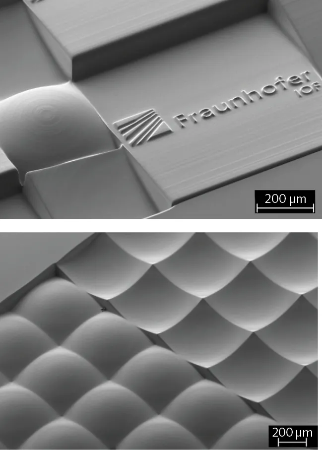 Grayscale lithography system enables high-volume production of freeform ...