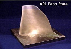 FIGURE 5. Notional, functionally graded blade. FIGURE 5. Notional, functionally graded blade.