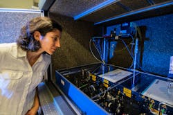 FIGURE 3. Dr. Sandra de Vega, sales engineer for optical frequency combs at Menlo Systems, is ensuring direct communication between scientists at the customer’s lab and Menlo Systems’ R&D and production divisions. FIGURE 3. Dr. Sandra de Vega, sales engineer for optical frequency combs at Menlo Systems, is ensuring direct communication between scientists at the customer’s lab and Menlo Systems’ R&D and production divisions.