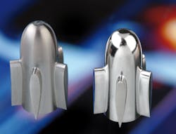 Untreated and laser-polished component of the ventricular assist system INCOR, which is made out of titanium. Untreated and laser-polished component of the ventricular assist system INCOR, which is made out of titanium.