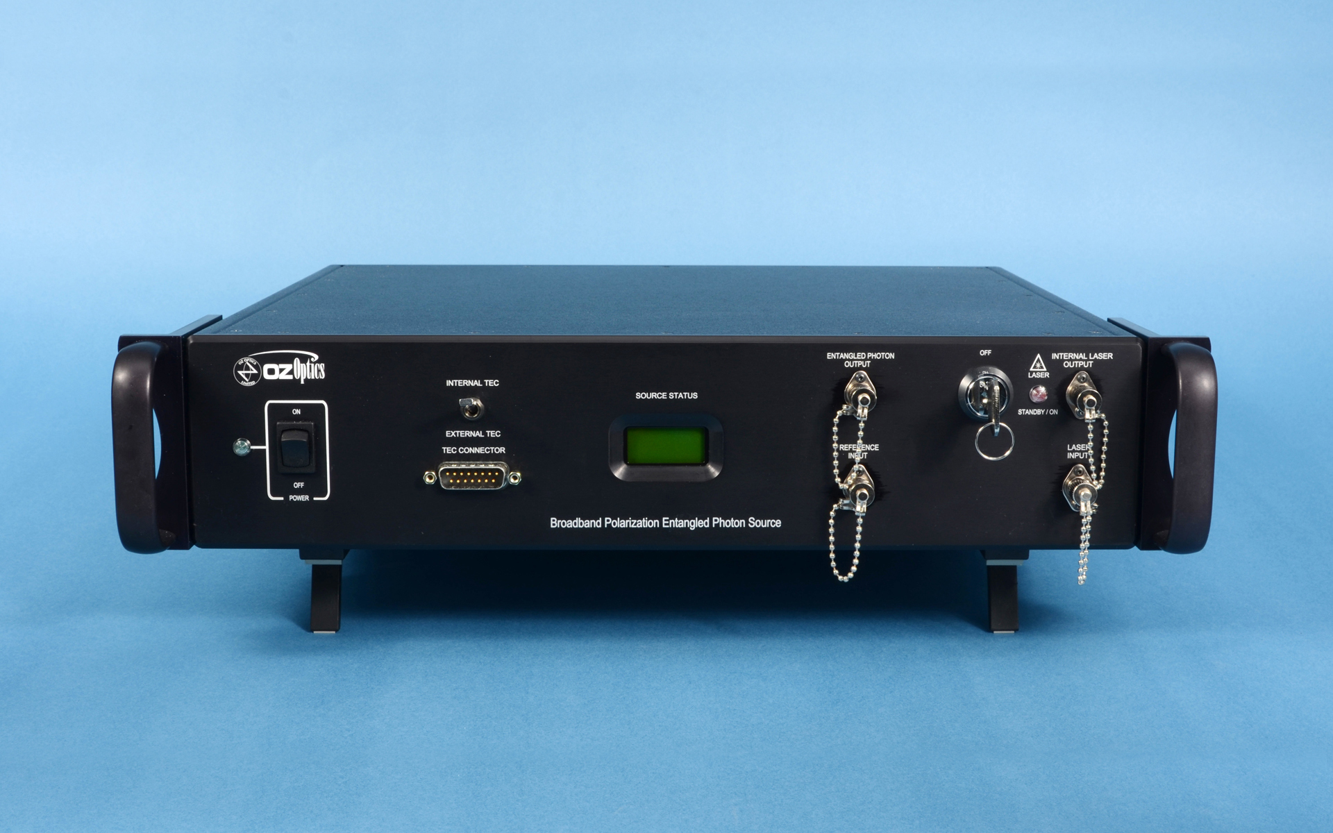 Broadband polarization-entangled photon source from OZ Optics Limited