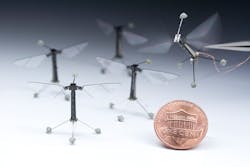 Robot insects may someday be used in agriculture and disaster relief situations.