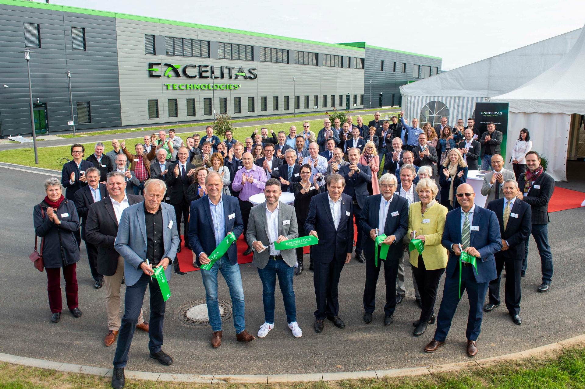 About 90 guests attended the opening of the new Excelitas facility in G&ouml;ttingen&rsquo;s Science Park.