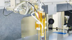 The gripper arm, which is the central tool for the high-precision alignment of space components, consists of a static and a moving part.