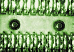 Low-temperature solder joints of 1 mm spaced pins for a microprocessor component of the F-22 jet fighter were prepared by a 30-W diode-laser system. Low-temperature solder joints of 1 mm spaced pins for a microprocessor component of the F-22 jet fighter were prepared by a 30-W diode-laser system.