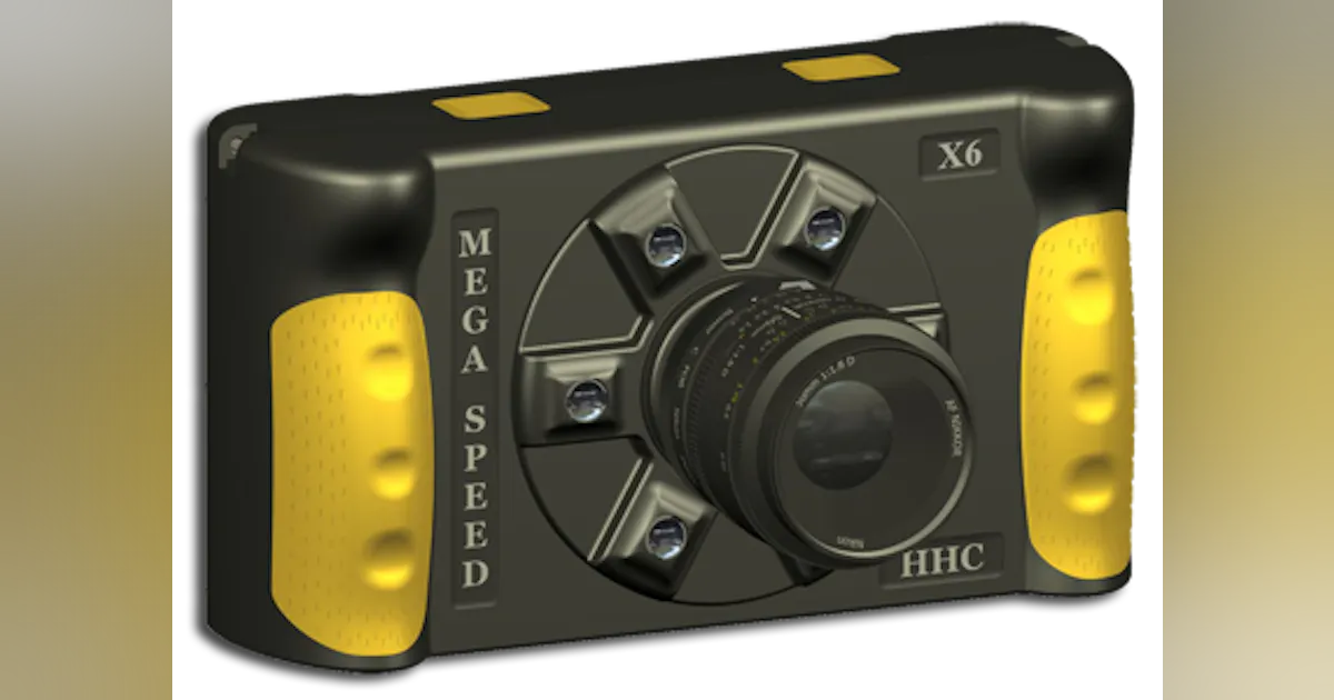 Hadex Speed Camera High-speed video camera from Mega Speed features high-intensity LEDs ...