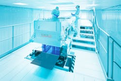 FIGURE 1. Si-activation on displays is a multi-billion-application where microoptics makes a defined thin line out of a high-power excimer laser beam. FIGURE 1. Si-activation on displays is a multi-billion-application where microoptics makes a defined thin line out of a high-power excimer laser beam.