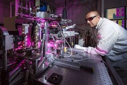 FIGURE 3. Demonstration DPAL laser at the Lawrence Livermore National Laboratory. FIGURE 3. Demonstration DPAL laser at the Lawrence Livermore National Laboratory.