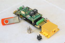 FIGURE 3. OEM 1 W at 4 microns QCL driver plus laser module. FIGURE 3. OEM 1 W at 4 microns QCL driver plus laser module.