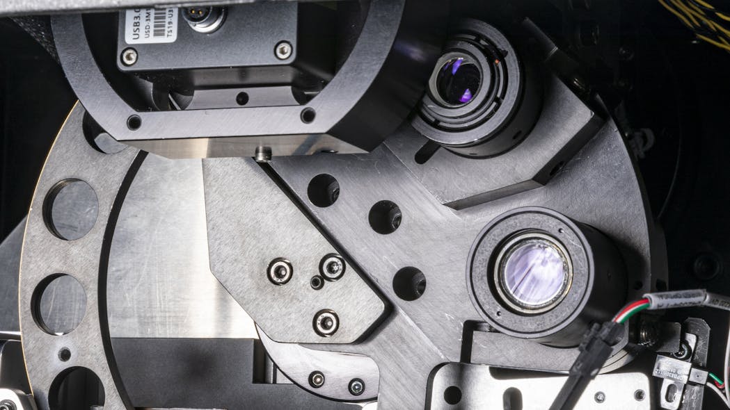 Automatic threeposition lens changer available Laser Focus World