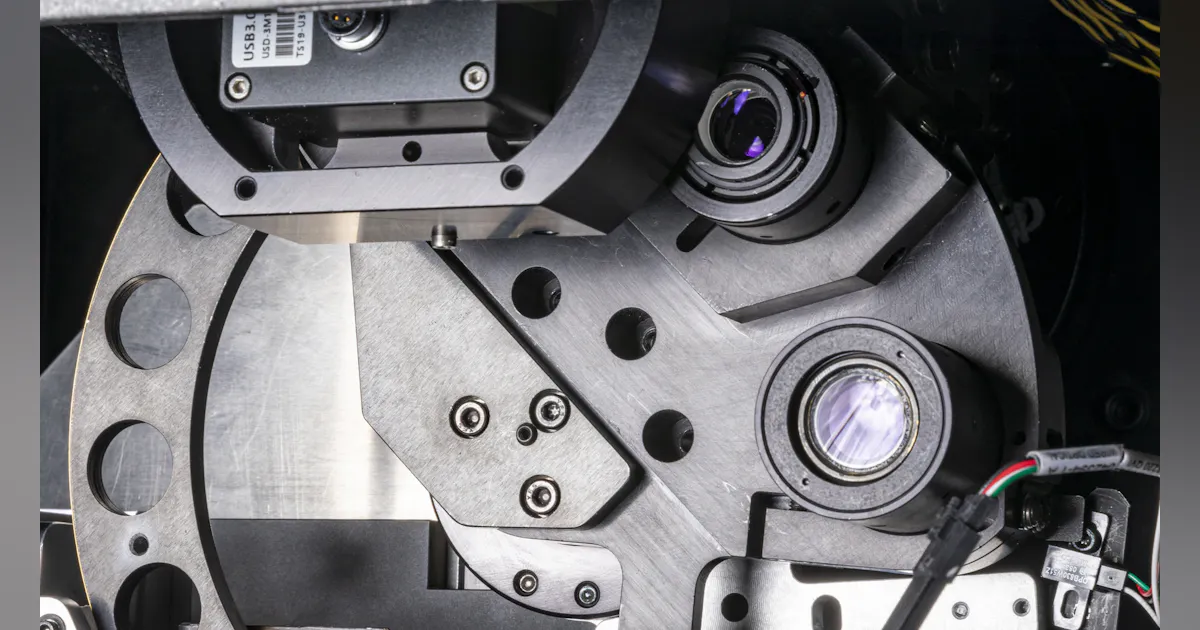 Lens Rotation Changer Automatic three-position lens changer available | Laser Focus World