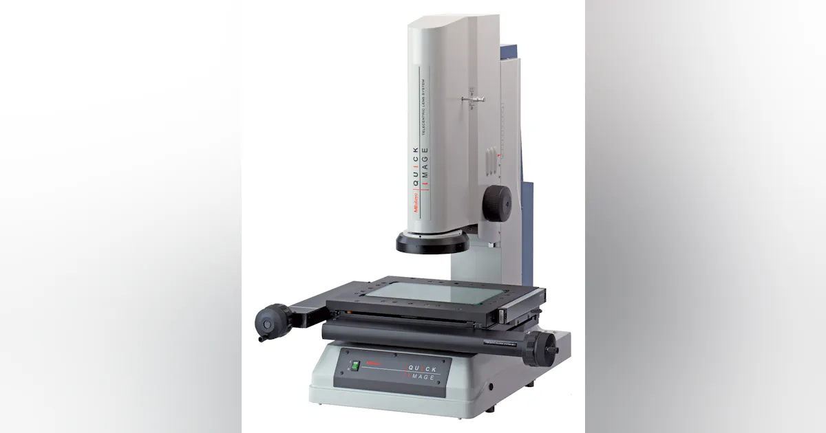 Mitutoyo 2D vision measuring system is available in 0.2X or 0.5X ...