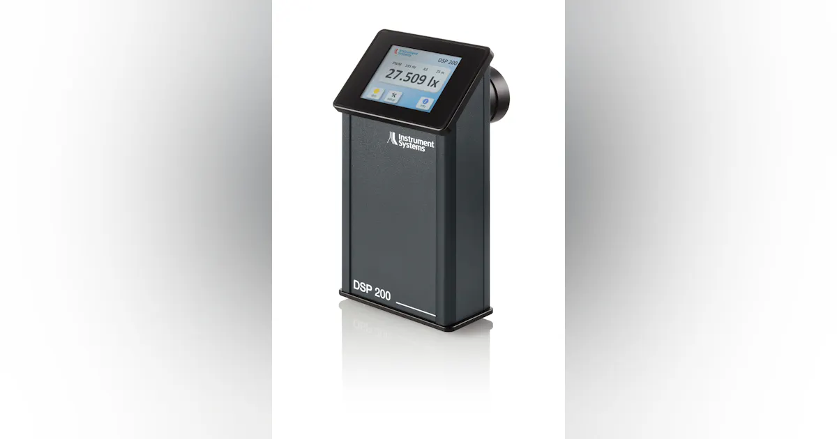 Fit Photoinstrument Instrument Systems photometer is designed for ultrafast measurements ...