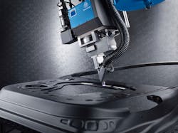 FIGURE 2. Processing head designed for laser cleaning applications. FIGURE 2. Processing head designed for laser cleaning applications.