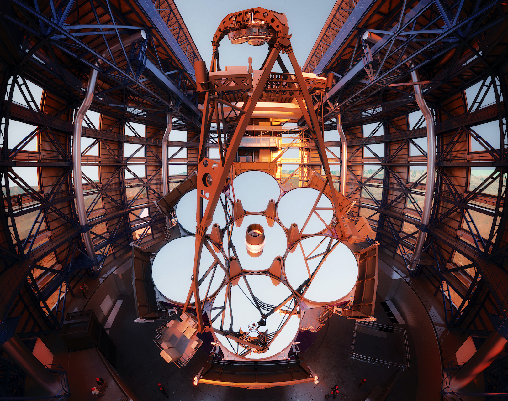 Giant Magellan Telescope Interior Front