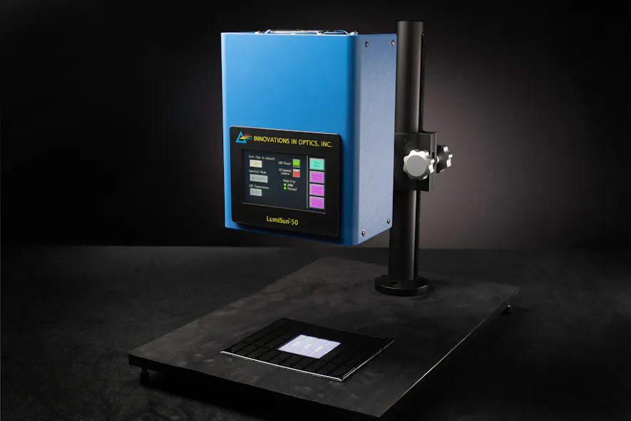 Led Based Solar Simulator Class AAA LED solar simulator has use in photovoltaic cell testing ...