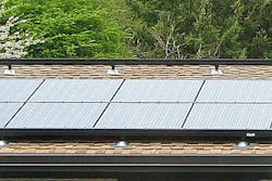 Rooftop solar panels are being installed by businesses and homeowners all over the world; above, a section of the solar panel installation atop the headquarters building of SPIE, the international society for optics and photonics, in the Pacific Northwest region of the United States.
