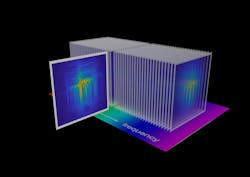 In dual-comb digital holography, as many holograms as there are comb lines are created.