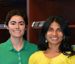 Scripps Research Institute assistant professor Supriya Srinivasan (right) authored the new study with research associate Emily Witham and colleagues.