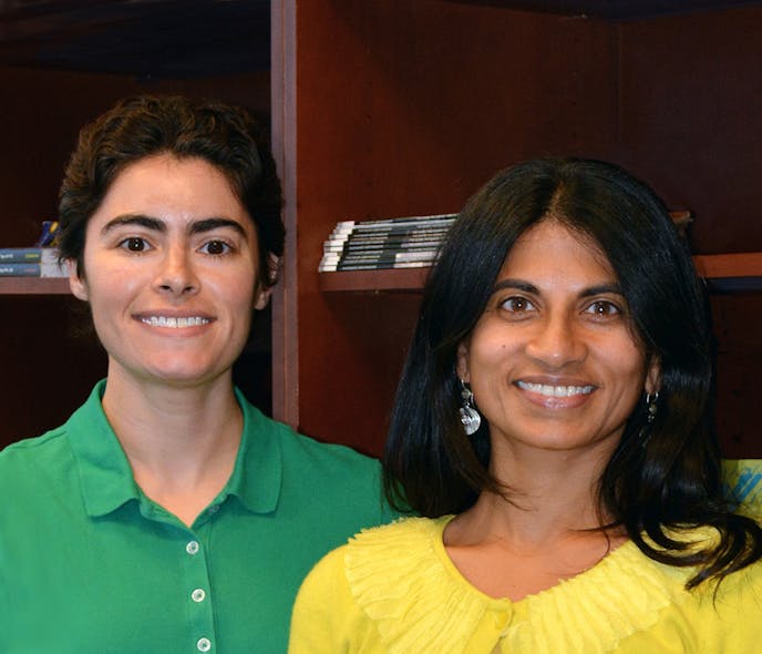 Scripps Research Institute assistant professor Supriya Srinivasan (right) authored the new study with research associate Emily Witham and colleagues.