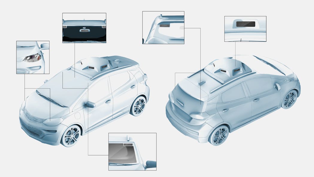 FIGURE 1. Autonomous vehicle lidar developers are seeking seamless, cost-effective integration of their systems, including sensors and high-resolution cameras. Shown here is the 4Sight modular platform, which AEye says provides such integration.
