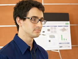 Undergraduate researcher Brandon Berg. Undergraduate researcher Brandon Berg.