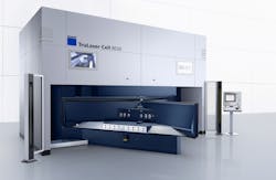 FIGURE 2. A three-station rotary indexing table features one station inside the system for processing and the other two stations outside. FIGURE 2. A three-station rotary indexing table features one station inside the system for processing and the other two stations outside.