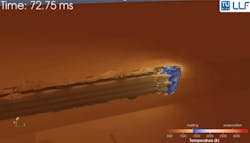 FIGURE 5. The so-called humping effect results in humps that form at periodic intervals on top of the weld pool as the molten material solidifies. FIGURE 5. The so-called humping effect results in humps that form at periodic intervals on top of the weld pool as the molten material solidifies.