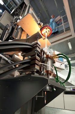 Fiber drawing tower. Fiber drawing tower.