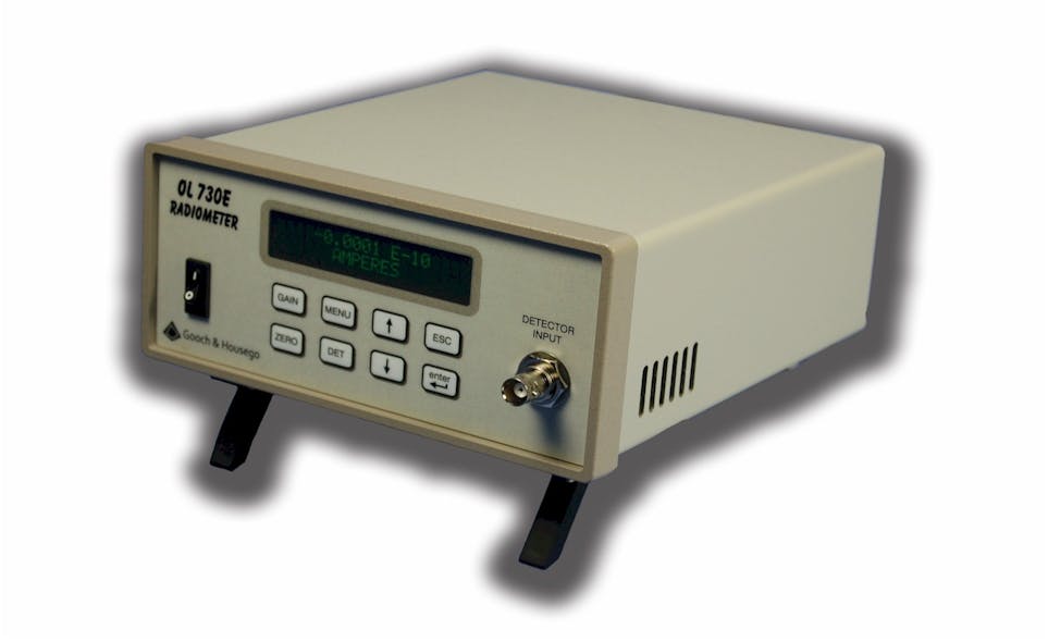 Radiometer/photometer from Gooch & Housego has 0.1 s response time