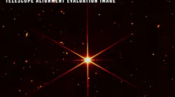 The purpose of this image was to focus on the bright star at the center for alignment evaluation, but Webb's optics and NIRCam are so sensitive galaxies and stars seen in the background show up. At this stage of Webb’s mirror alignment, each of the primary mirror segments have been adjusted to produce one unified image of the same star using only the NIRCam instrument. This image of the star, which is called 2MASS J17554042+6551277, uses a red filter to optimize visual contrast.