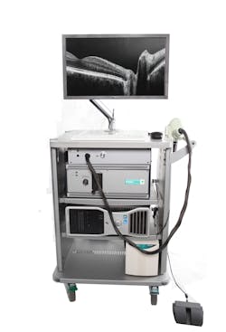 FIGURE 1. Bioptigen's Envisu is a spectral-domain OCT (SD-OCT) system. The company has received a $1.72 million grant for development of microscope-integrated intraoperative OCT technology. FIGURE 1. Bioptigen's Envisu is a spectral-domain OCT (SD-OCT) system. The company has received a $1.72 million grant for development of microscope-integrated intraoperative OCT technology.
