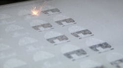 FIGURE 1. Metal tooling parts printed on a laser powder bed fusion (PBF) system.