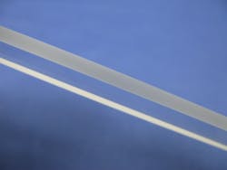 FIGURE 2. Femtosecond lasers, in combination with CO2 lasers, can cut through thick glass cleaning, with little or no damage. FIGURE 2. Femtosecond lasers, in combination with CO2 lasers, can cut through thick glass cleaning, with little or no damage.